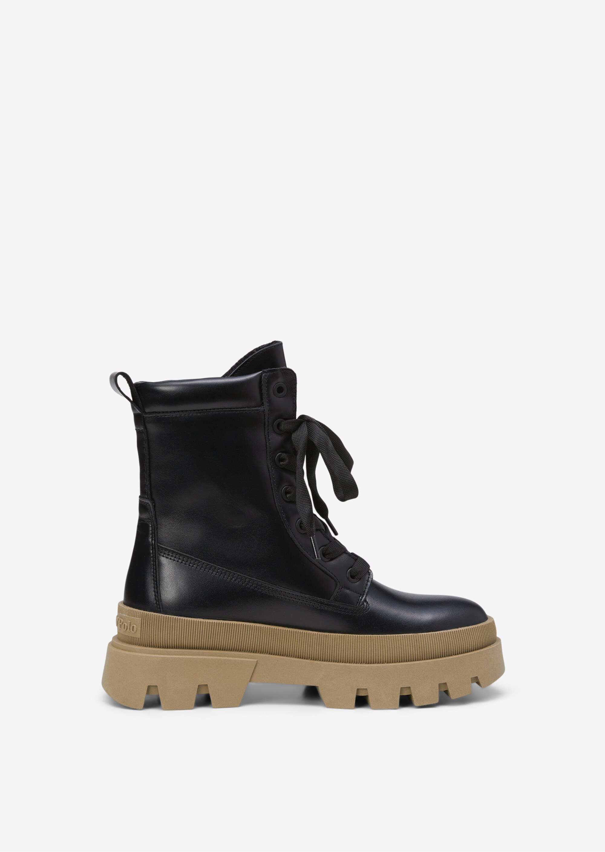 Schnürstiefel mit flauschigem Futter