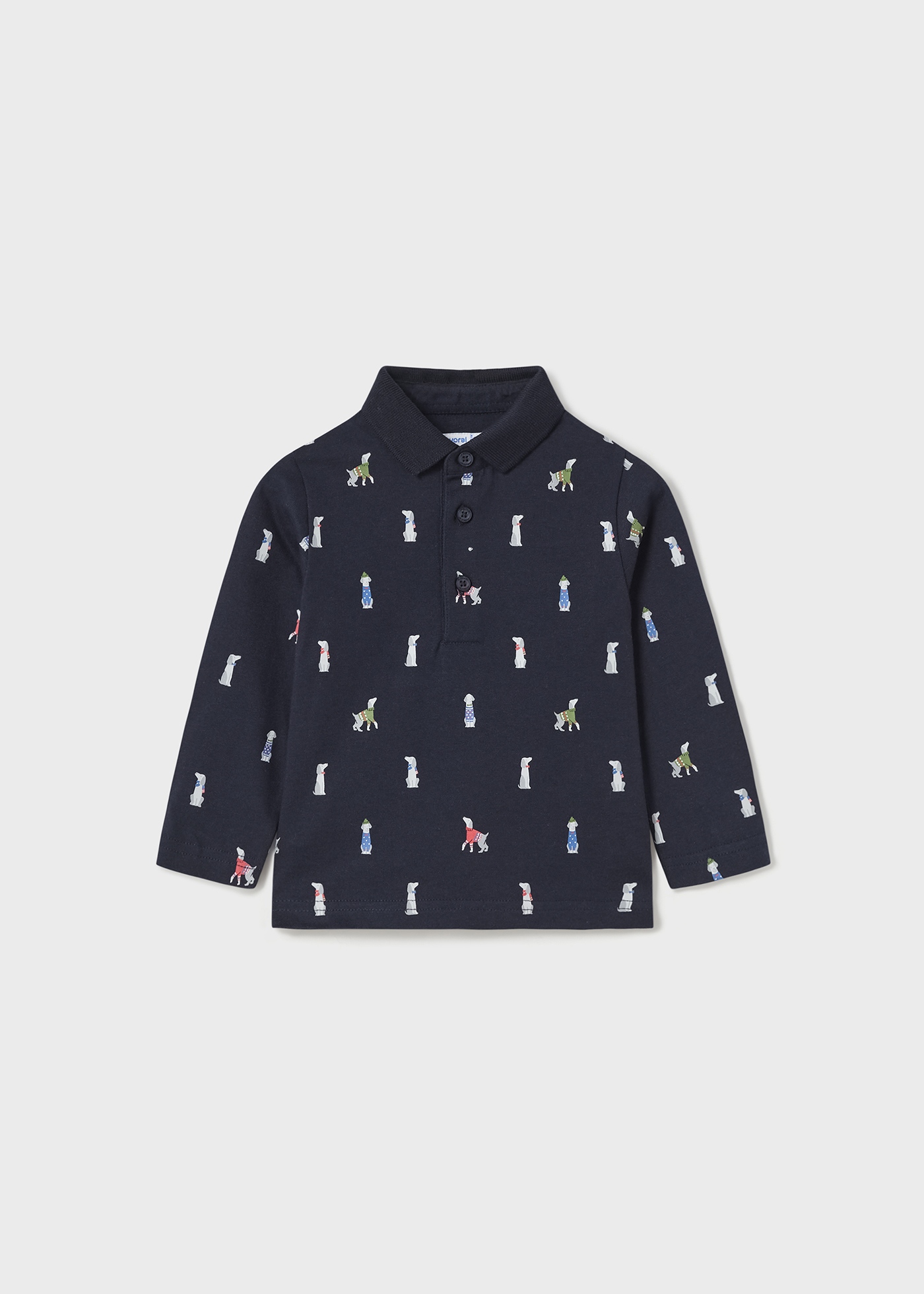 Camisa polo infantil estampada Better Cotton