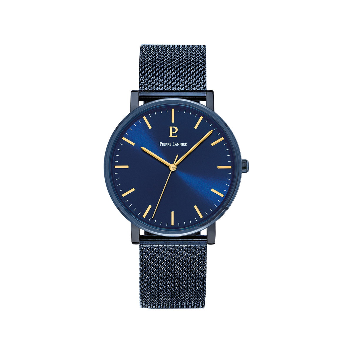 Montre PIERRE LANNIER essential homme bracelet acier bleu