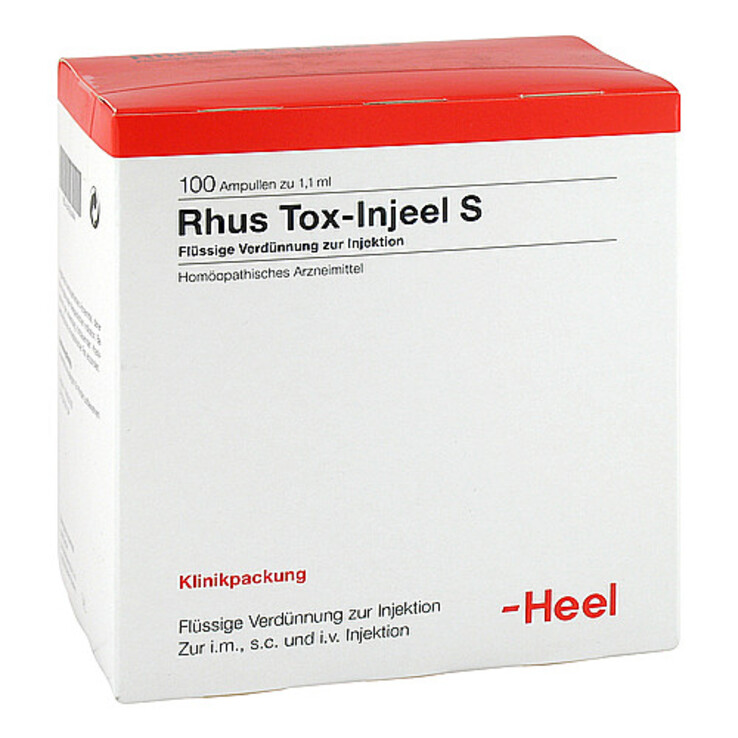 Rhus toxicodendron Injeel S Ampullen, 100 St