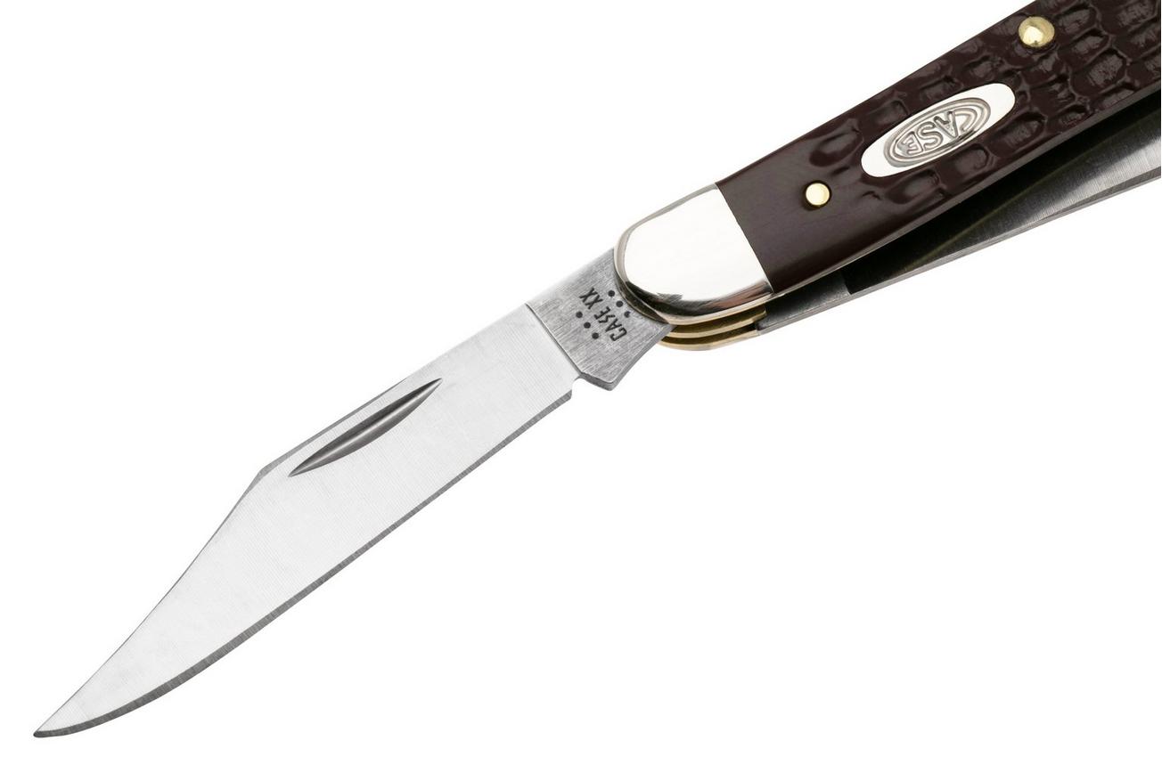 Case Medium Stockman 00217 Brown Synthetic, Standard Jig 63087 SS zakmes