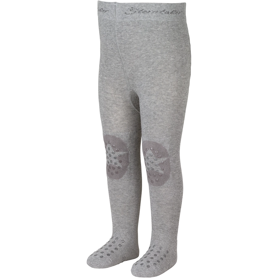 Sterntaler Krabbelstrumpfhose uni silber mel.