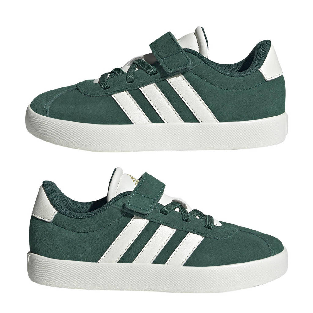 adidas VL Court 3.0 sneakers donkergroen/wit