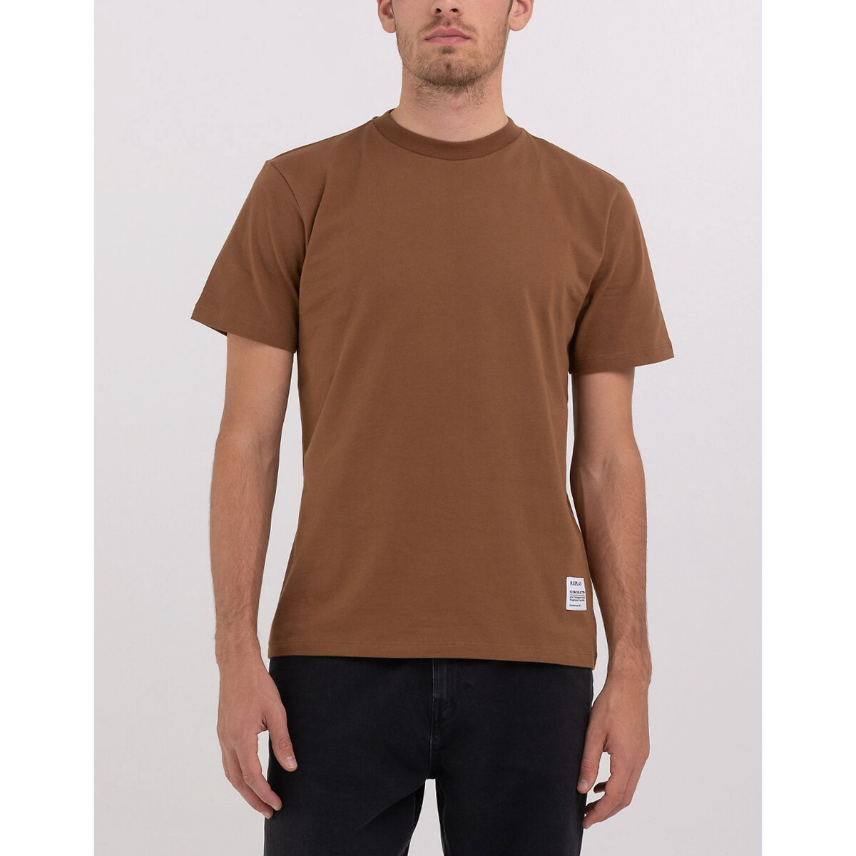 REPLAY<br>Camiseta com gola redonda
