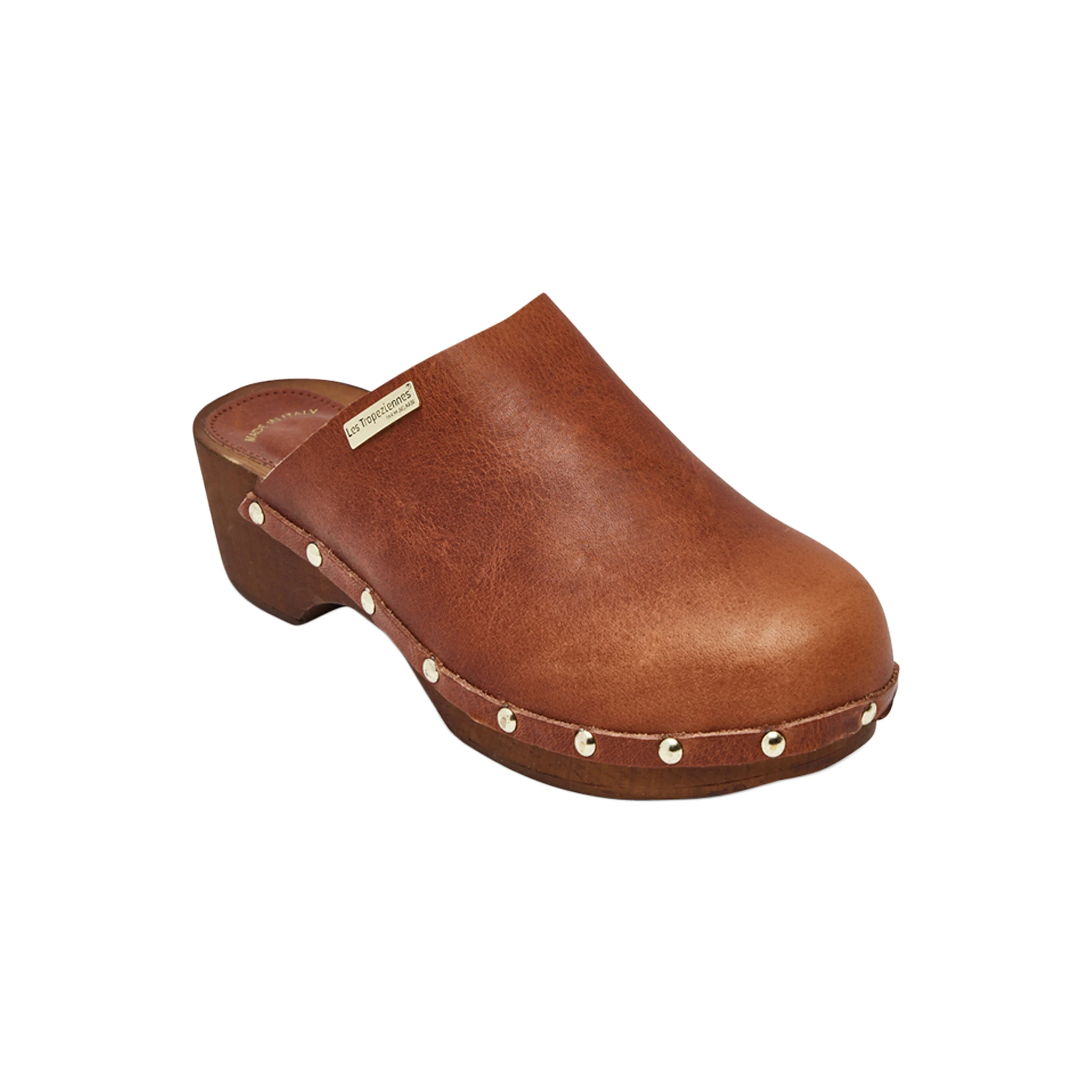 Sabot plat cuirtonsabo | Marron