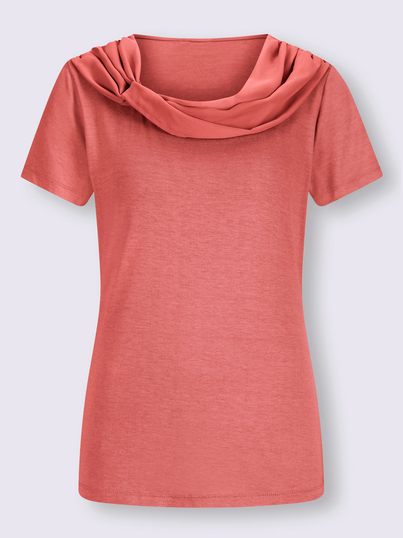 T-shirt à encolure ronde convient aux tenues professionnelles et de loisirs