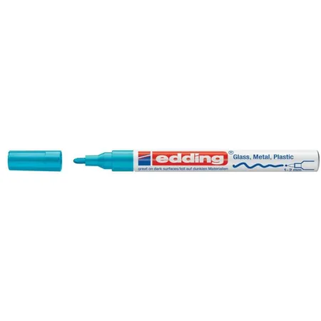 edding 751 Glanzlackmarker 1-2mm, hellblau