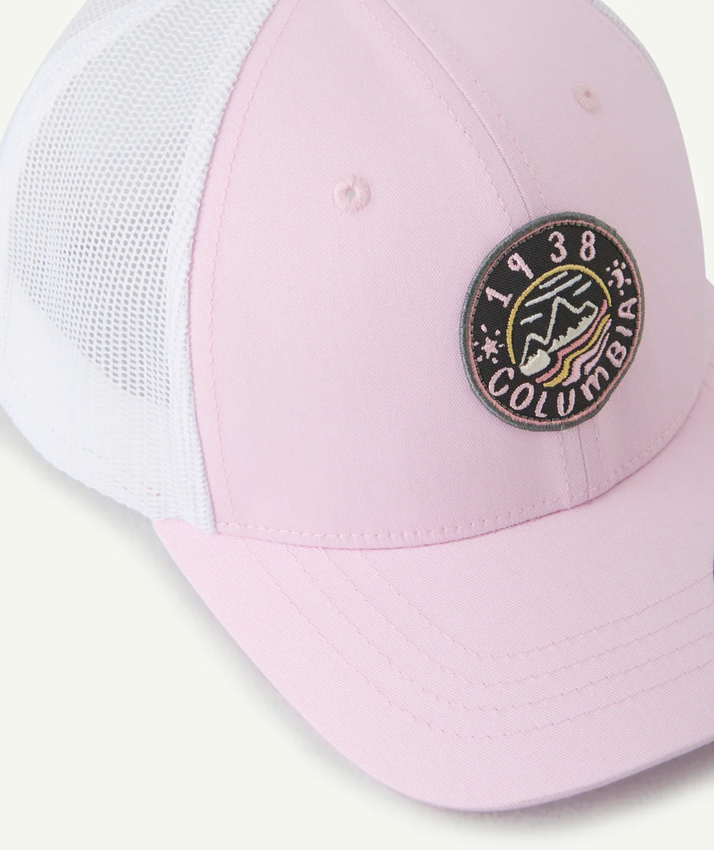 COLUMBIACASQUETTE YOUTH SNAP BACK ROSE ET GRISE