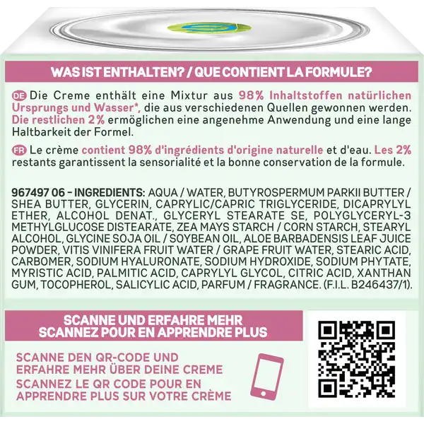 Hyaluron Aloe Reichhaltige Tagescreme