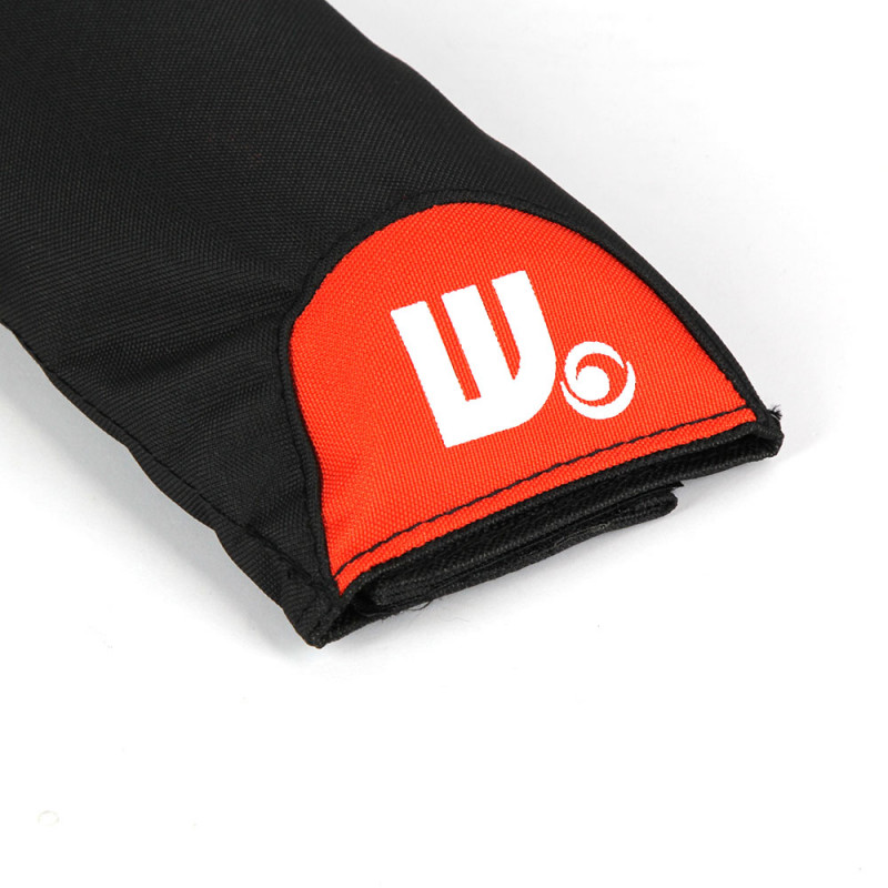LOT DE 2 MOUSSES DE BARRE DE TOIT LARGE HOWZIT NOIRE