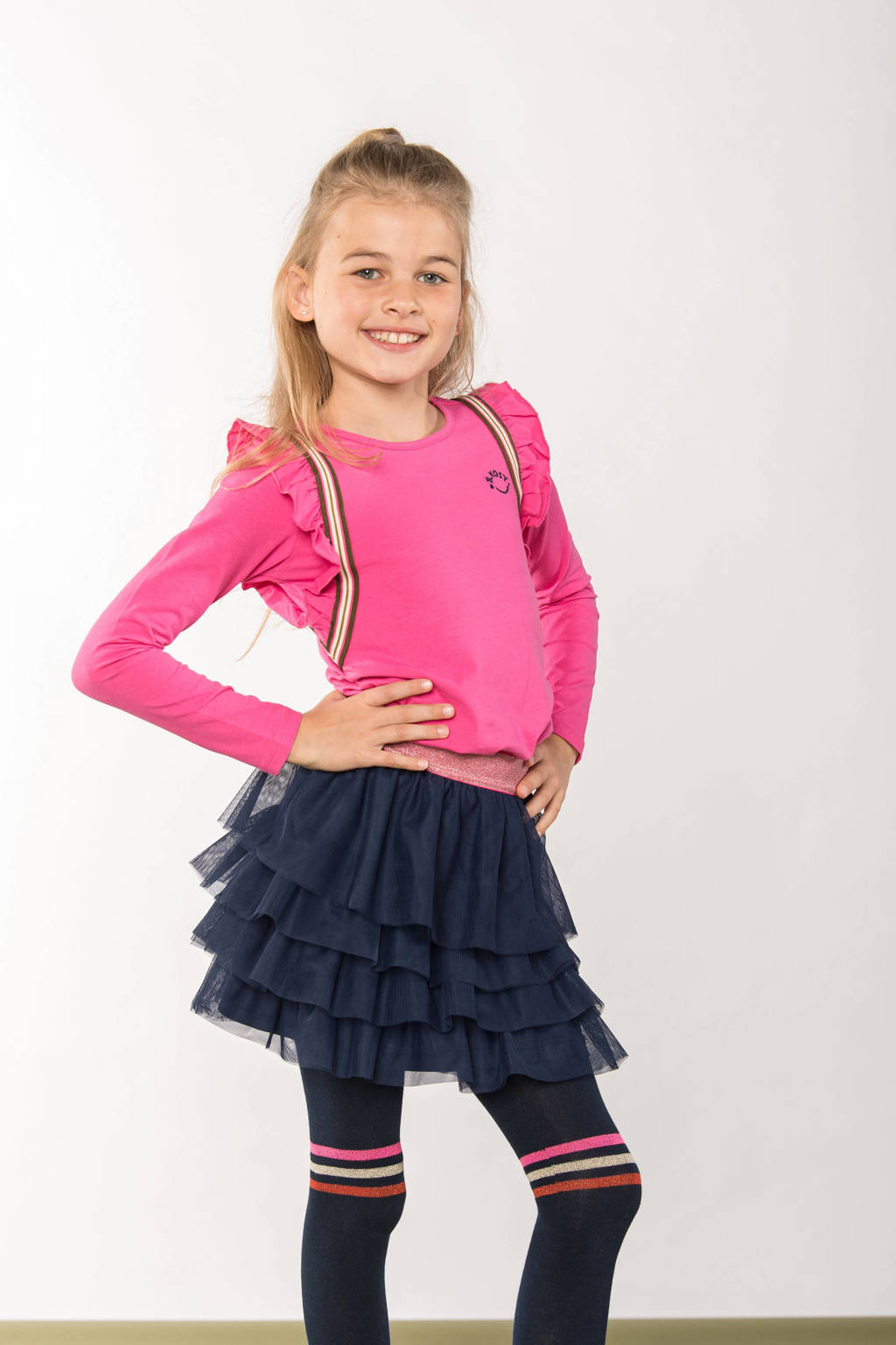 B.Nosy maillot met streep donkerblauw