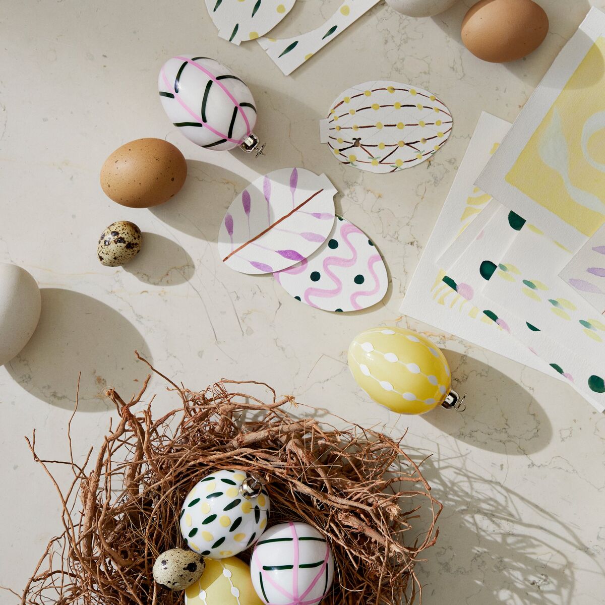 Souvenir Easter påskekule 7.5 cm, seed
