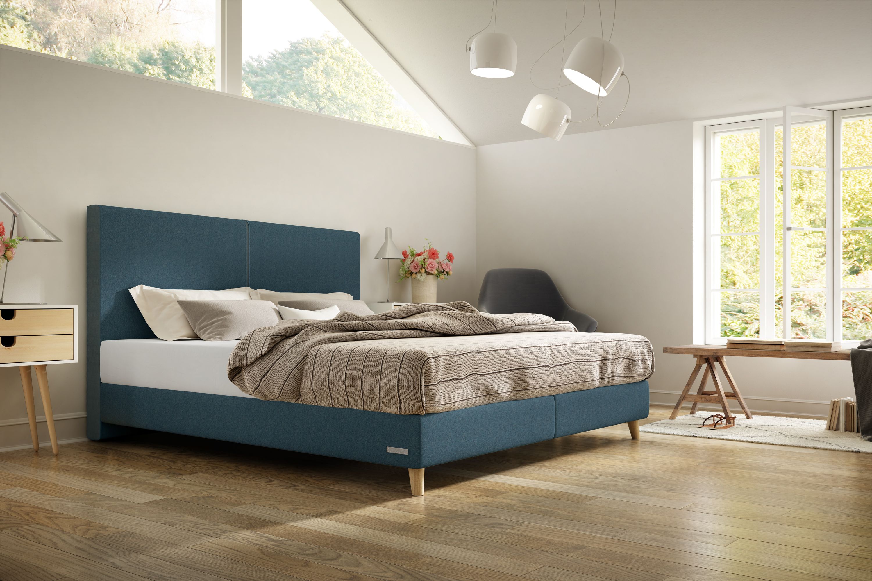 Boxspringbett SCHLARAFFIA GAP 160 x 200 cm H2