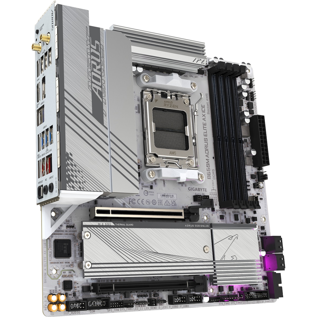 Gigabyte B650 AORUS Elite AX ICE hovedkort