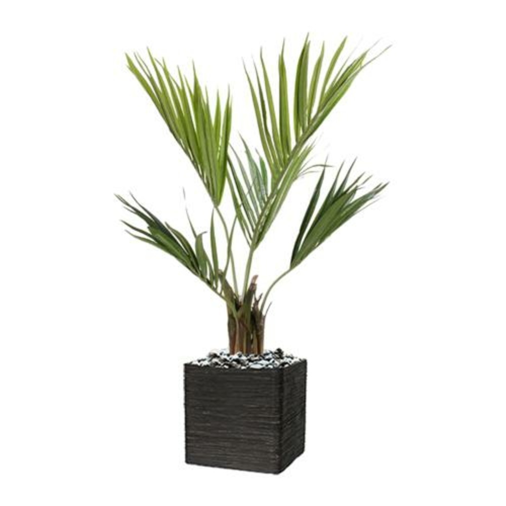 Palmier kentia artificiel howea h 100 cm 78 feuilles en pot - choisissez votre h