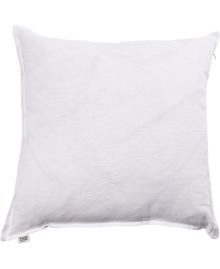 Magasin du Nord Collection Hør vasket pude White 50x50 Hvid