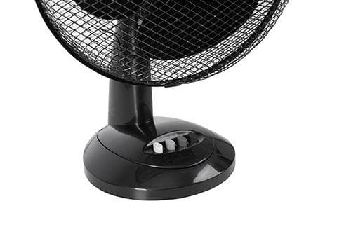 Mesko Fan MS 7309 Bordventilator, Antal hastigheder 3, 40 W, Oscillation, Diameter 30 cm, Sort