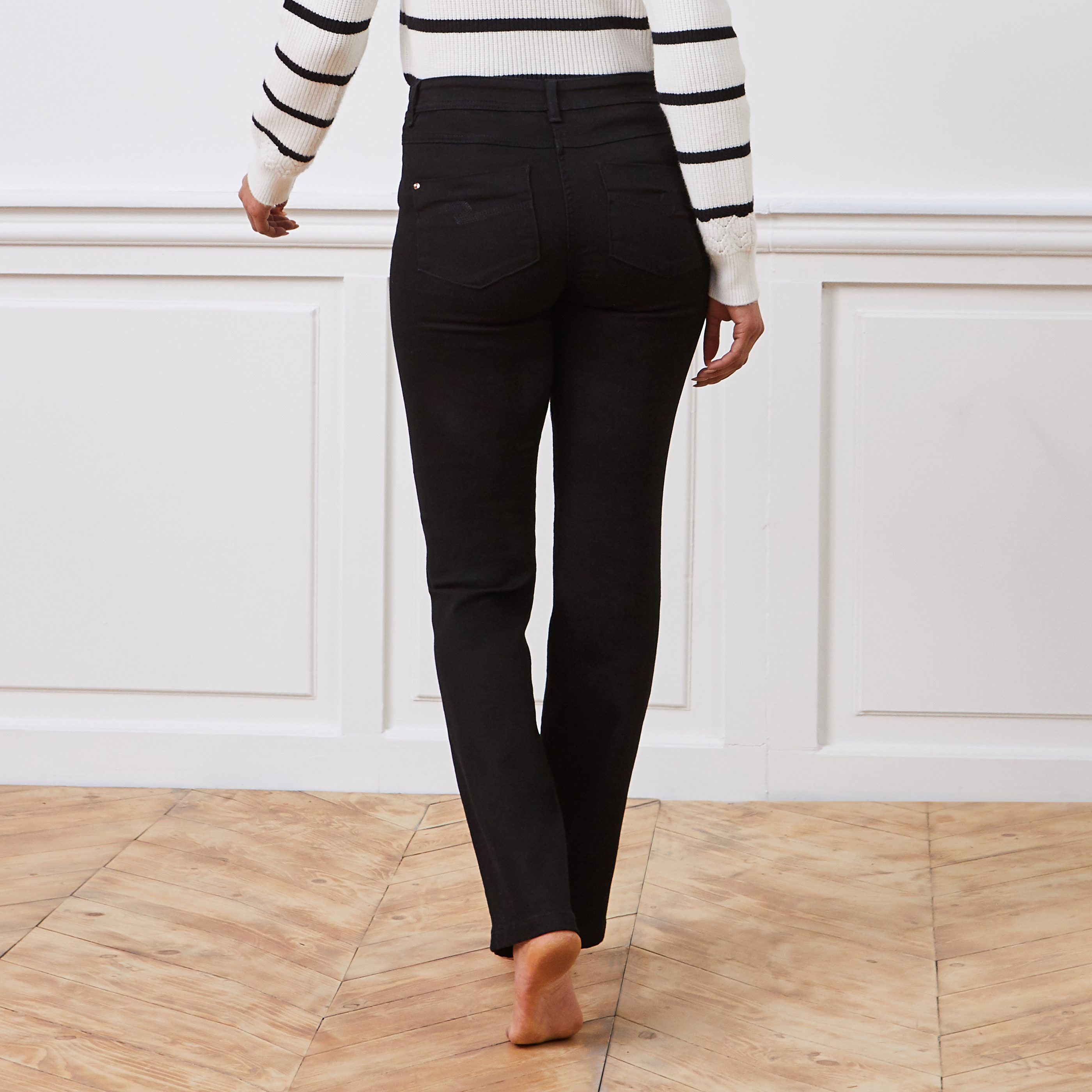 Jean droit NEW YORK femme - BLACK