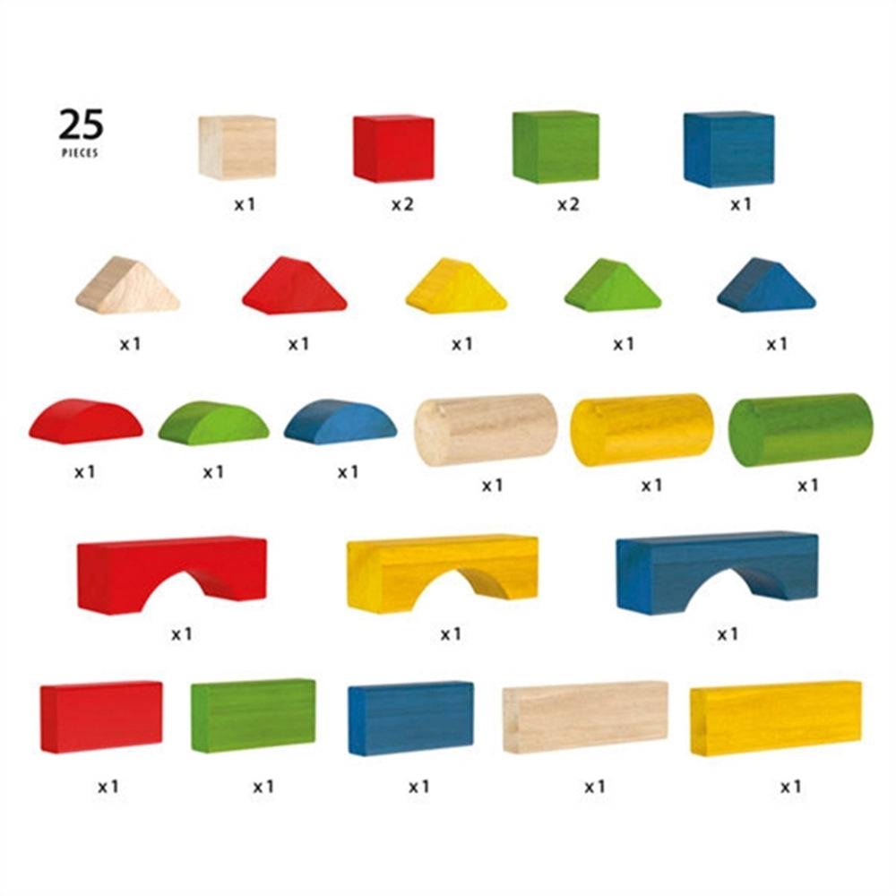 Byggeklodser Farvede 25 stk - BRIO® → Luksusbaby.dk