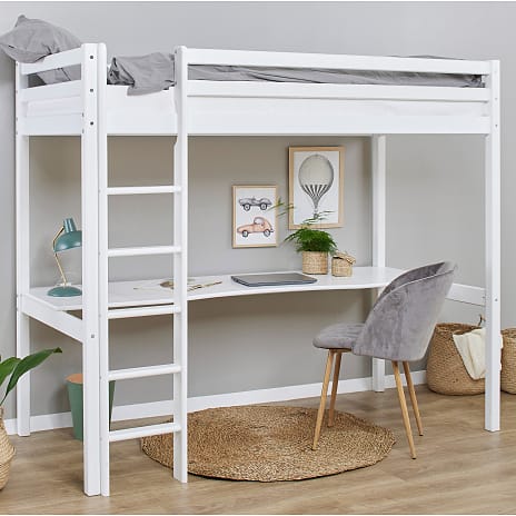 Hoppekids ECO Dream højseng med bordplade 90x200 cm