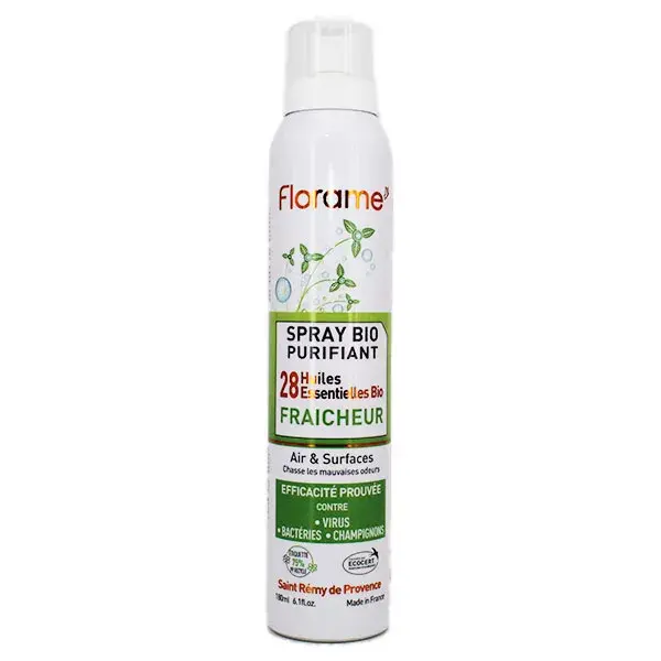 Spray Purificante para Ambientes Florame Organic Freshness 180ml