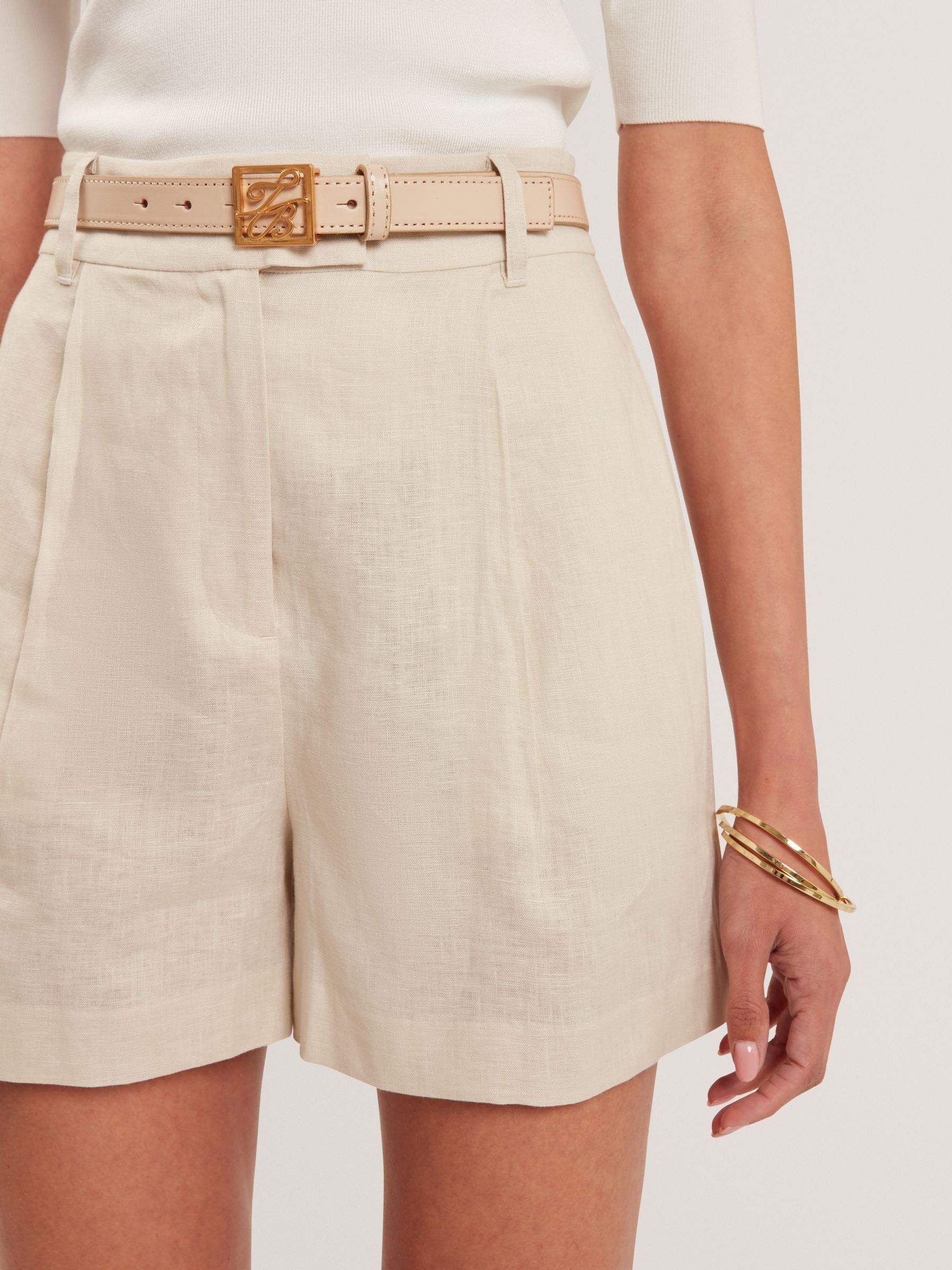 Ted Baker Scriptt-Tb Script Leather Belt