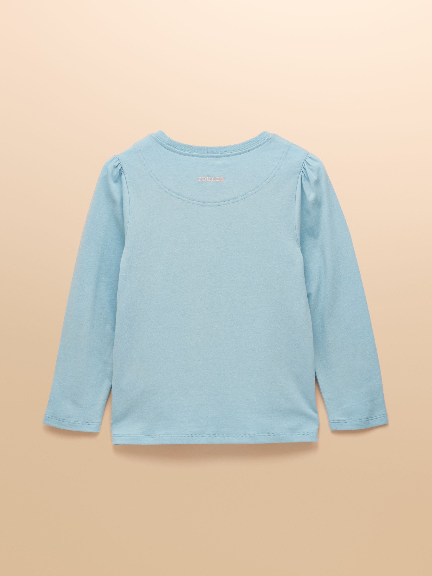 Blue Sausage Dog - Joules Girls' Ava Applique Long Sleeve Top