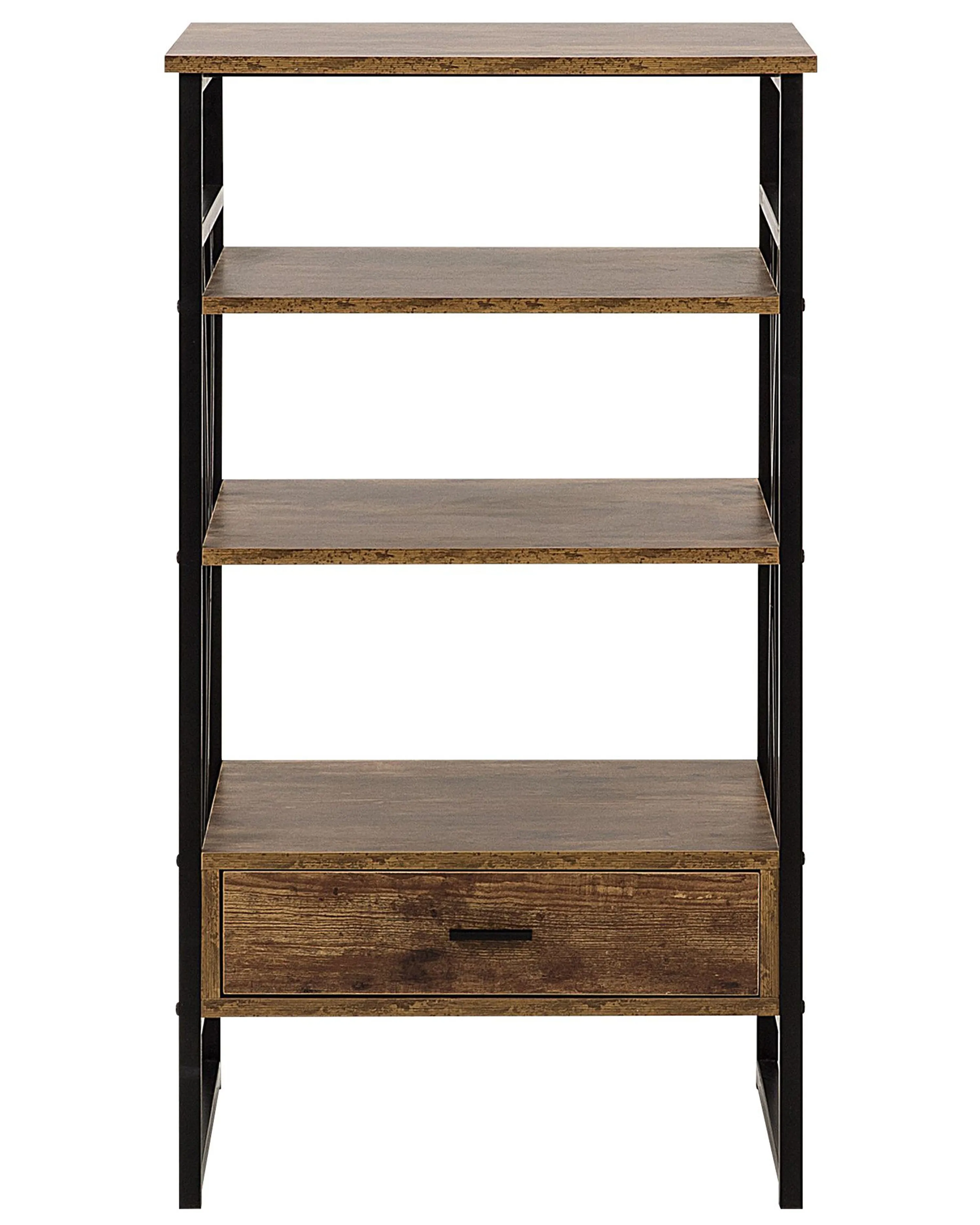 Opbergkast met 3 planken KEENE 101 cm Donkerbruin