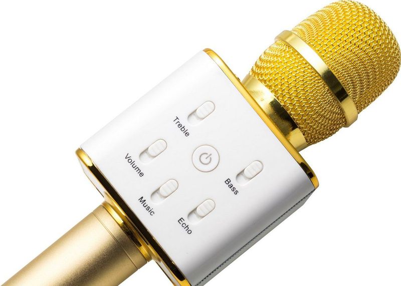 Studio - Microfoon - Goudkleur/Wit - Lithium-Polymer Accu - 2000 mAh
