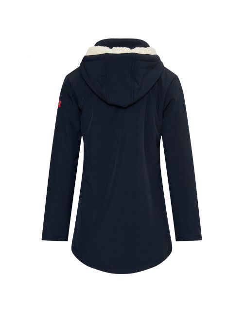 Nord Berg Padded Softshell Teddy Dames Navy - Vrijetijdskleding