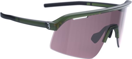 BBB Cycling Valor Flux Pure BSG-81 Sport Zonnebril Mat Transparant/Groen