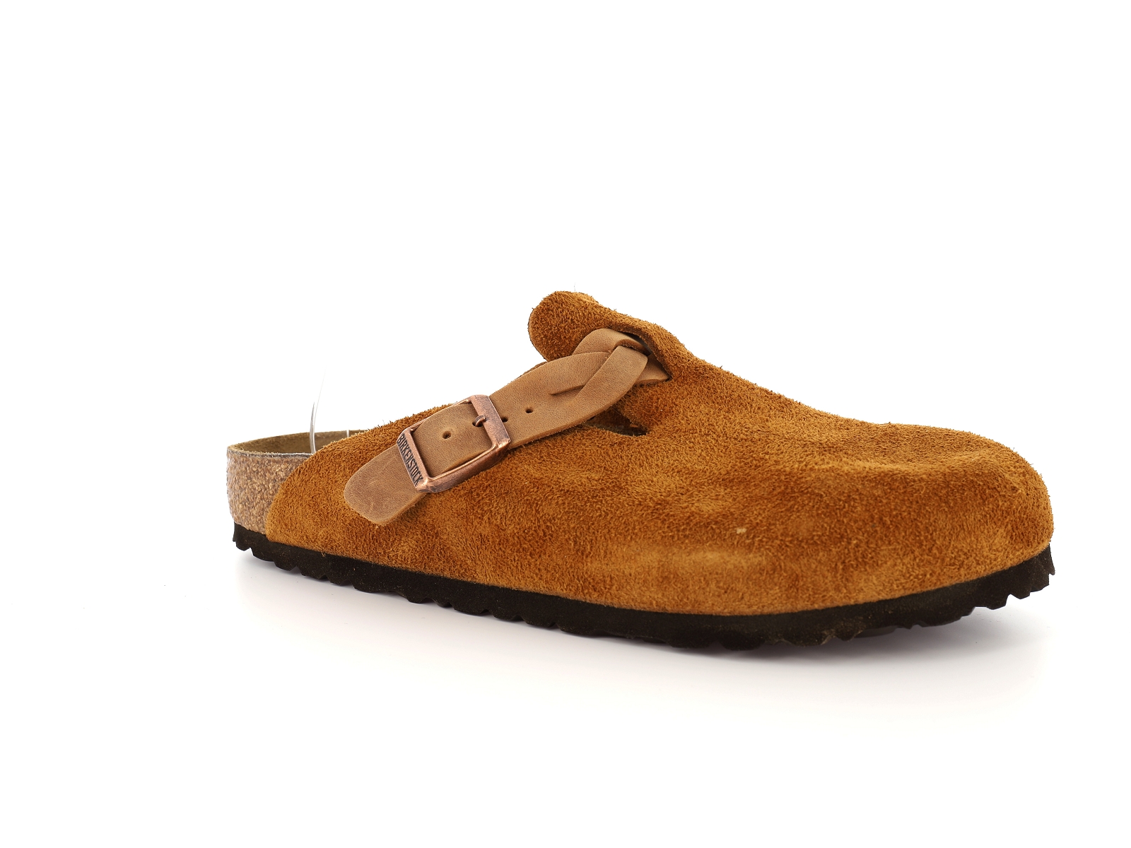 Birkenstock-BOSTON LEVE Nubuck Camel