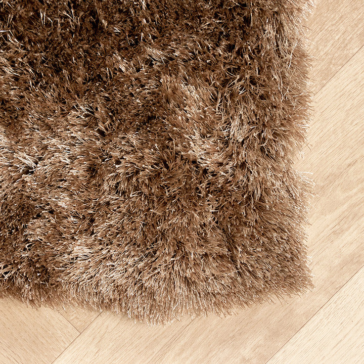 Hoogpolig vloerkleed - Glorious Taupe | Luxe