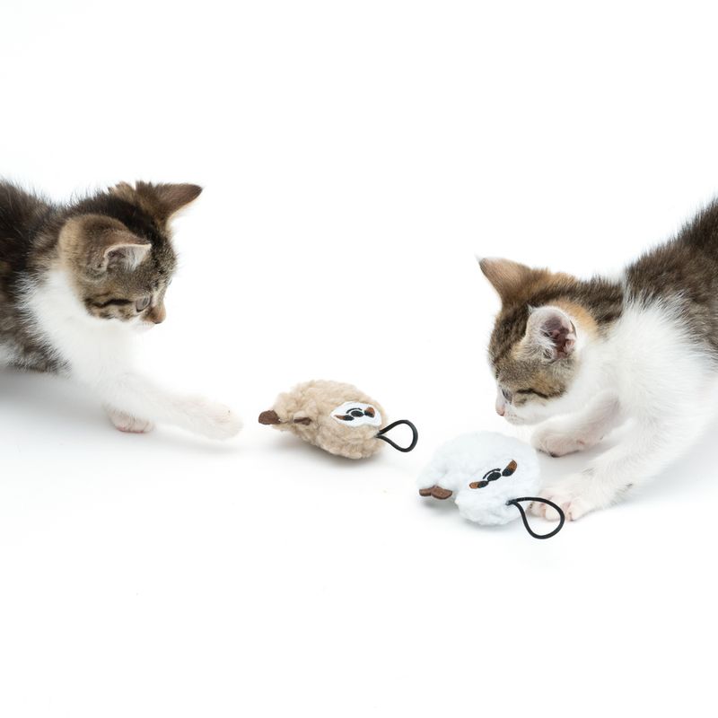 Lot de jouets TIAKI Paresseux avec menthe à chat