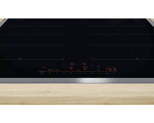 Bosch inductiekookplaat met frame, 58,3 x 51,3 cm, 4 inductiekookzones, PXX645HC1E