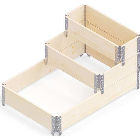 Pindstrup trappehøjbed 80x30 cm - natur