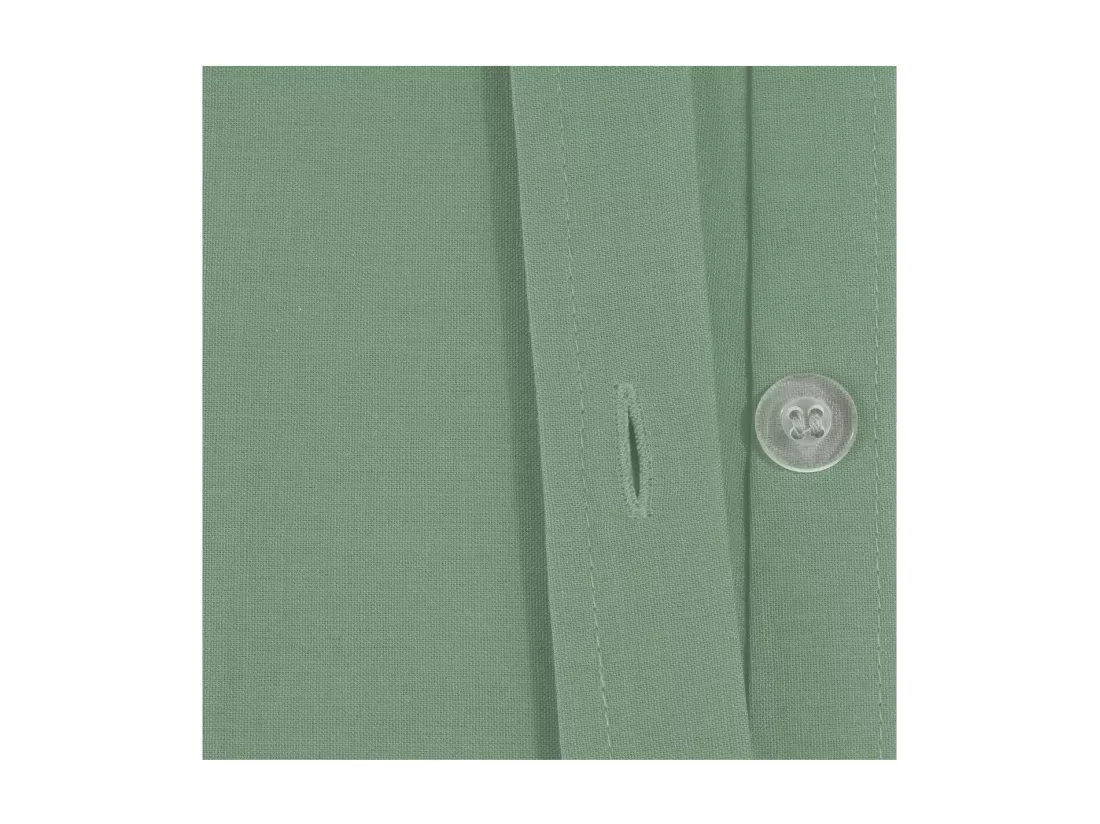 Housse de couette 2 Personnes en Coton Vert céladon 240 x 220 cm