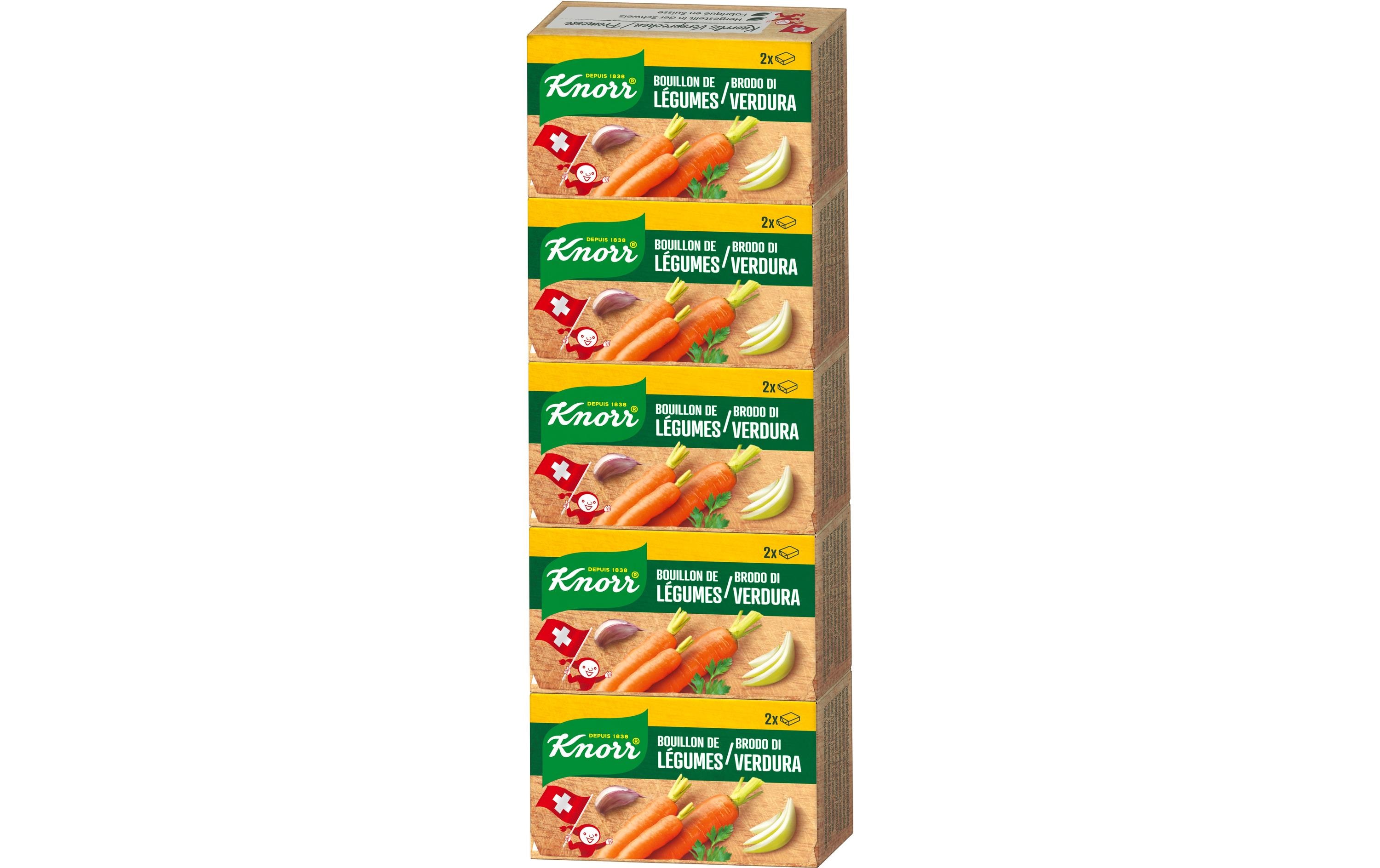 Gemüse Bouillon Stange 5 x 2 WürfelBouillonwürfel für Gemüsesuppe