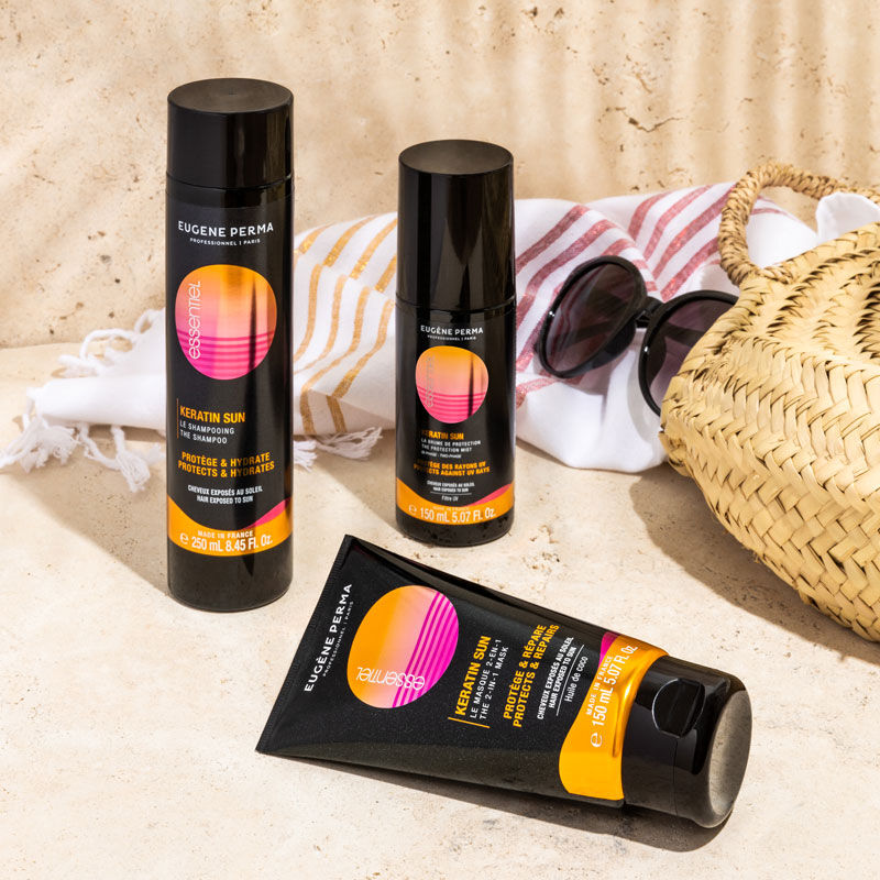 Shampooing réhydratant après-soleil Keratin Sun