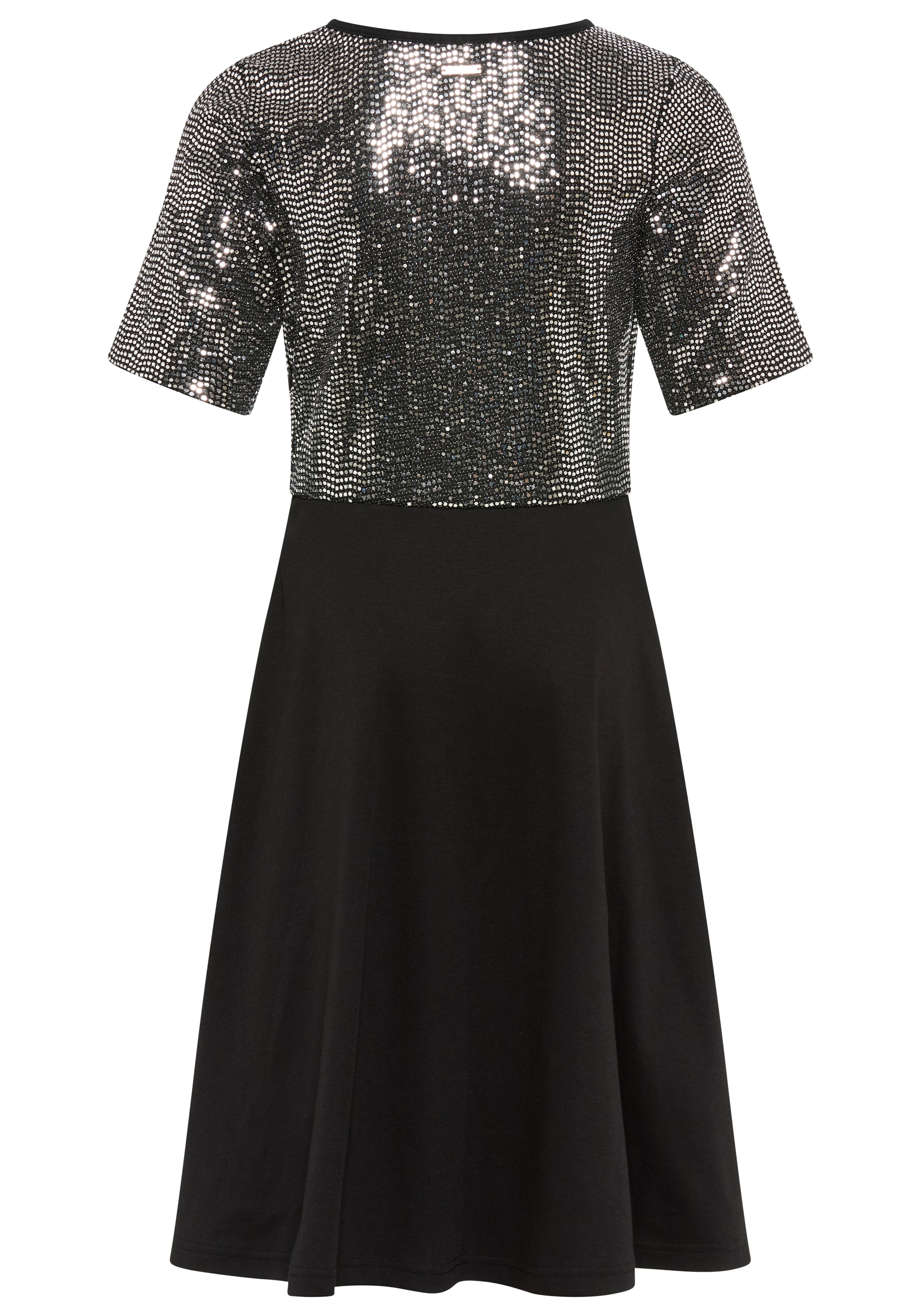 Bruno Banani Jerseykleid »Kleid in Pailletten-Optik« NEUHEIT: BRUNO BANANI für TEENS! Shirtkleid in Pailletten-Optik