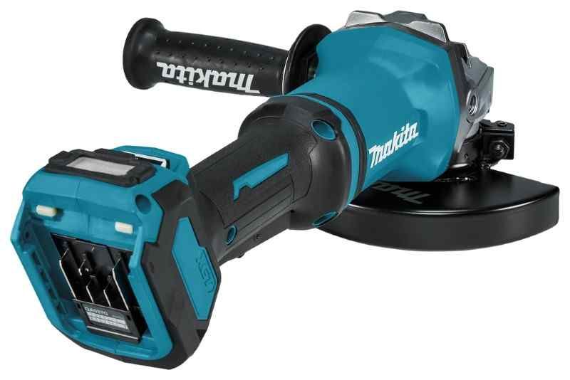 Makita GA037GZ04 40V Max Haakse slijper 180 mm zonder accu's en lader met veiligheidsschakelaar