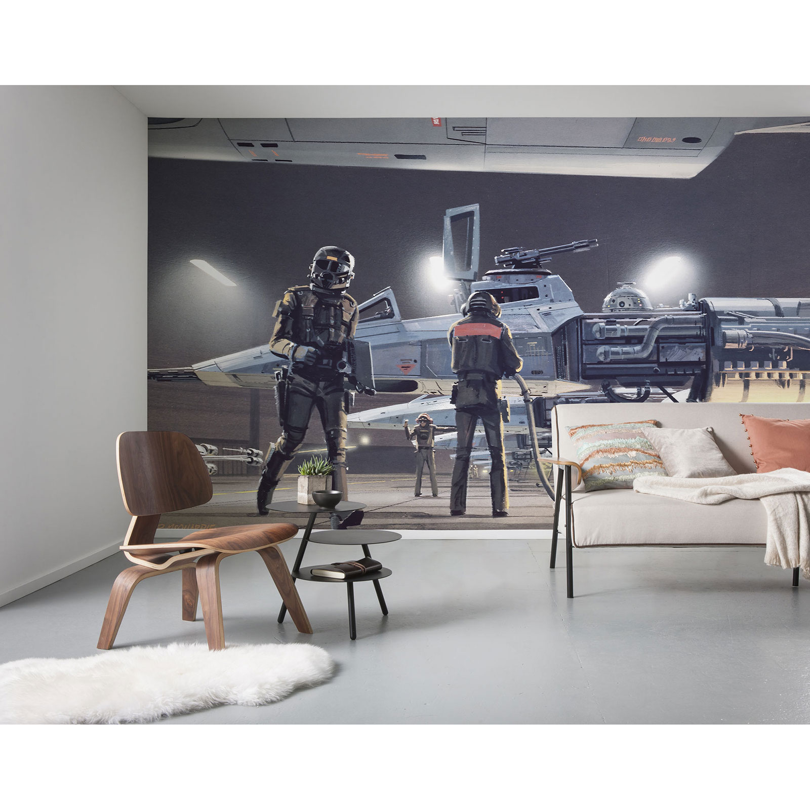 Vlies-Fototapete STAR WARS RMQ YAVIN HANGAR - 500x250 cm