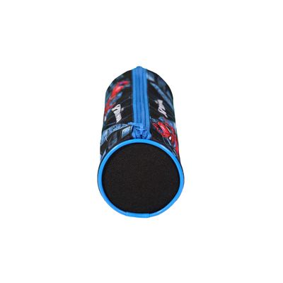 Trousse ronde Spiderman - 1 compartiment - bleu - Bagtrotter