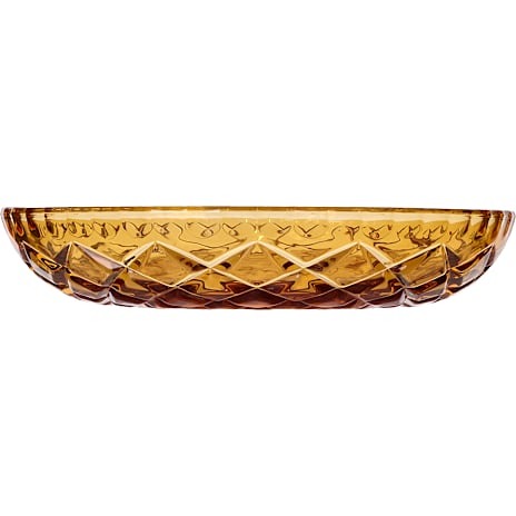 Lyngby Glas Sorrento Asiet 16 cm - gul