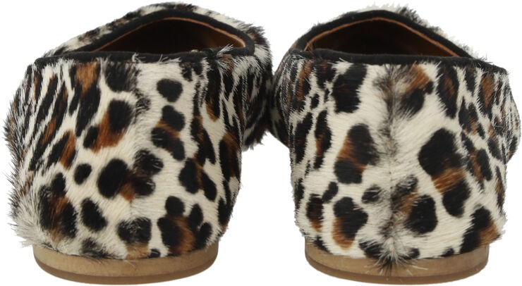 ANGULUS Spids ballerina i leopardmønstret p 3620/1163 leopard/black