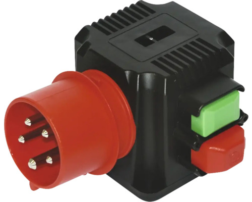 CEE opbouwapparaatconnector PCE + UPS-vrijgave 16A IP54 5-pins zwart/rood