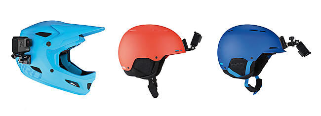 GOPRO - FIXATION FRONTALE ET LATERALE POUR CASQUE