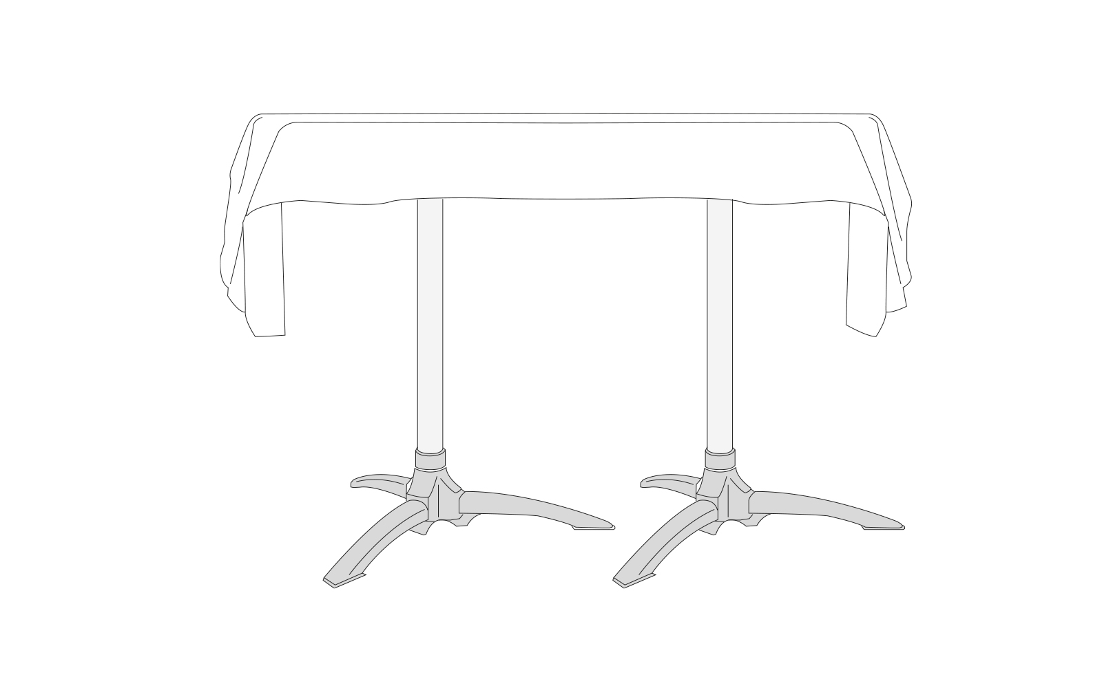 Fiamma Tube Pro Tischbein