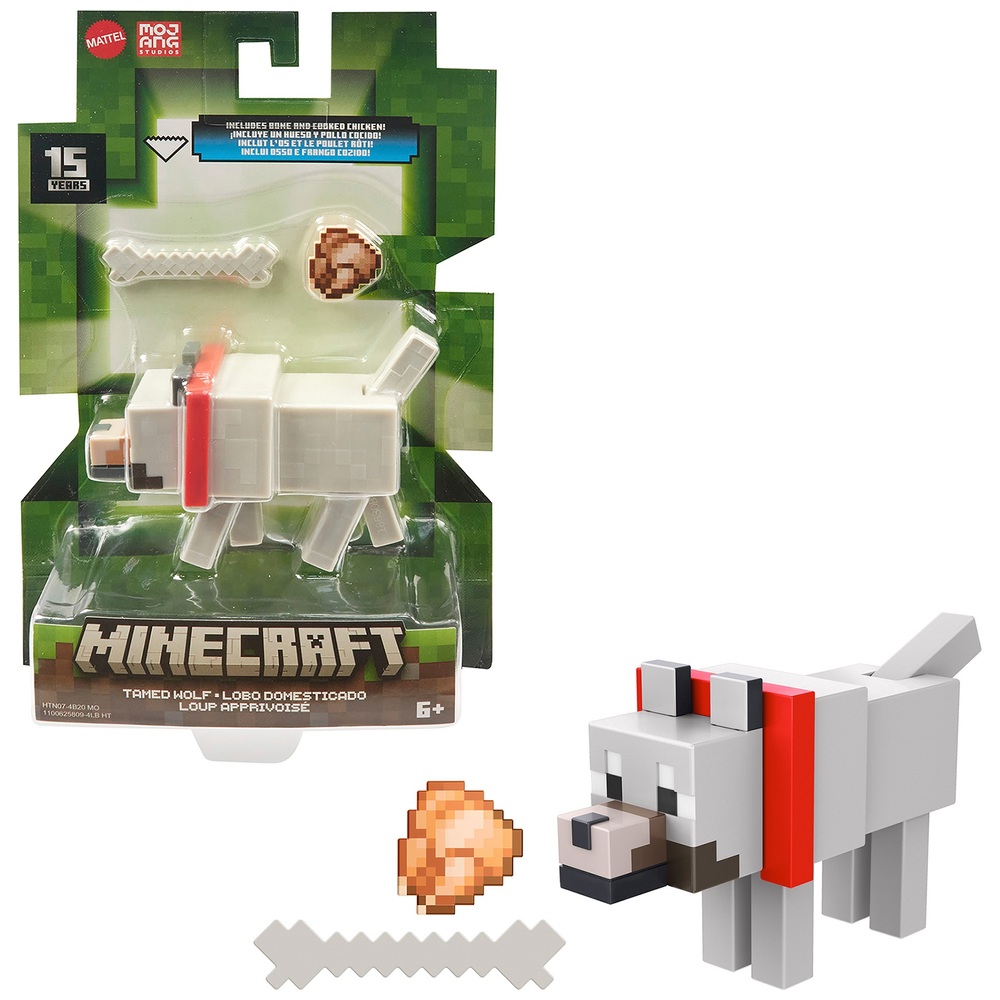 Minecraft Core 8 cm Actionfigur – Gezähmter Wolf