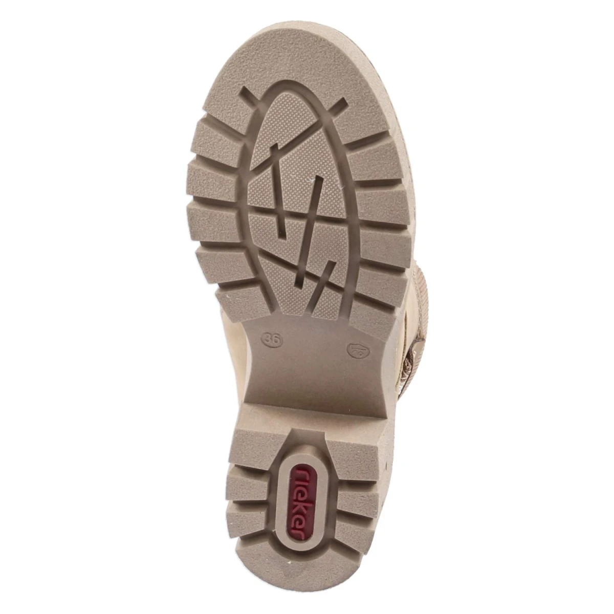 RiekerSchnürstiefeletten - BEIGE